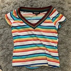 Full Circle v neck top